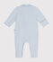 Pyjama en velours bébé bleu GOMME