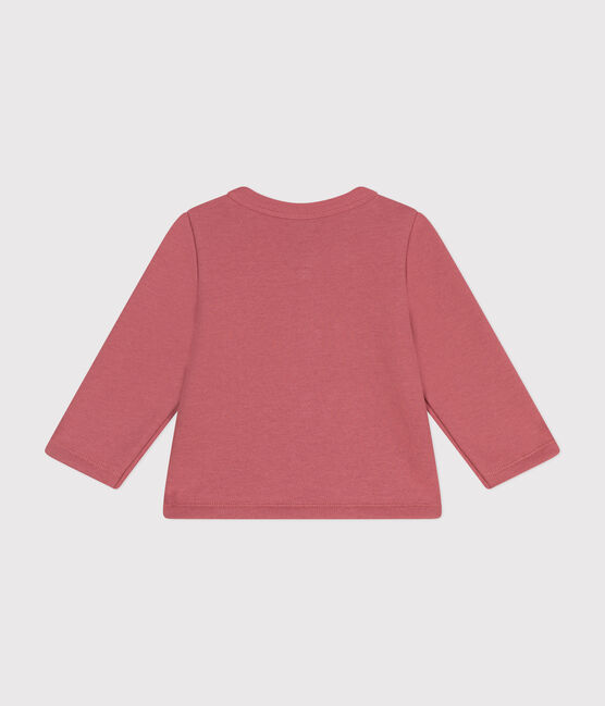 Cardigan en molleton bébé rose ROSEWOOD