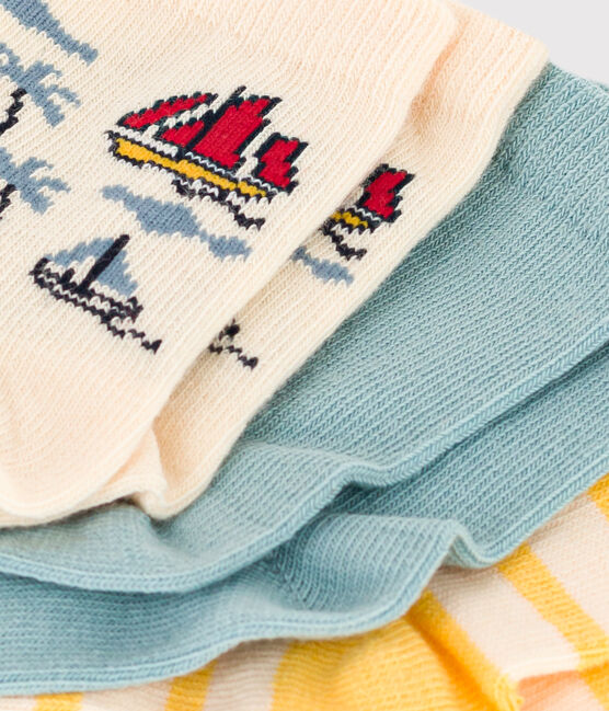 Lot de 3 paires de chaussettes exploratuers en jersey de coton bébé variante 1