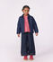 Veste enfant en denim uni motif &eacute;toiles bleu