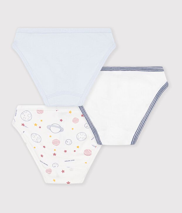 Lot de 3 culottes en coton multicouleur