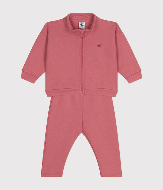 Ensemble sweatshirt et pantalon bébé rose ROSEWOOD