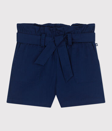 Short enfant en coton uni