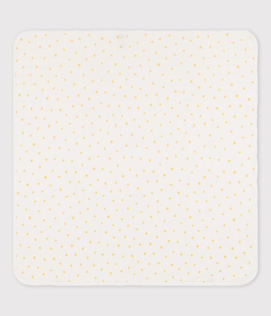 Drap de maternité bébé en coton biologique blanc MARSHMALLOW/ ORGE