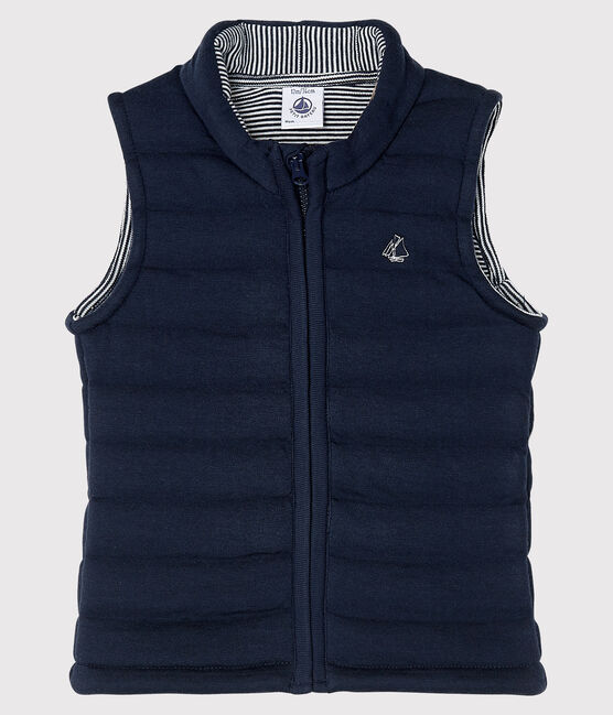Blouson sans manches bébé mixte bleu SMOKING