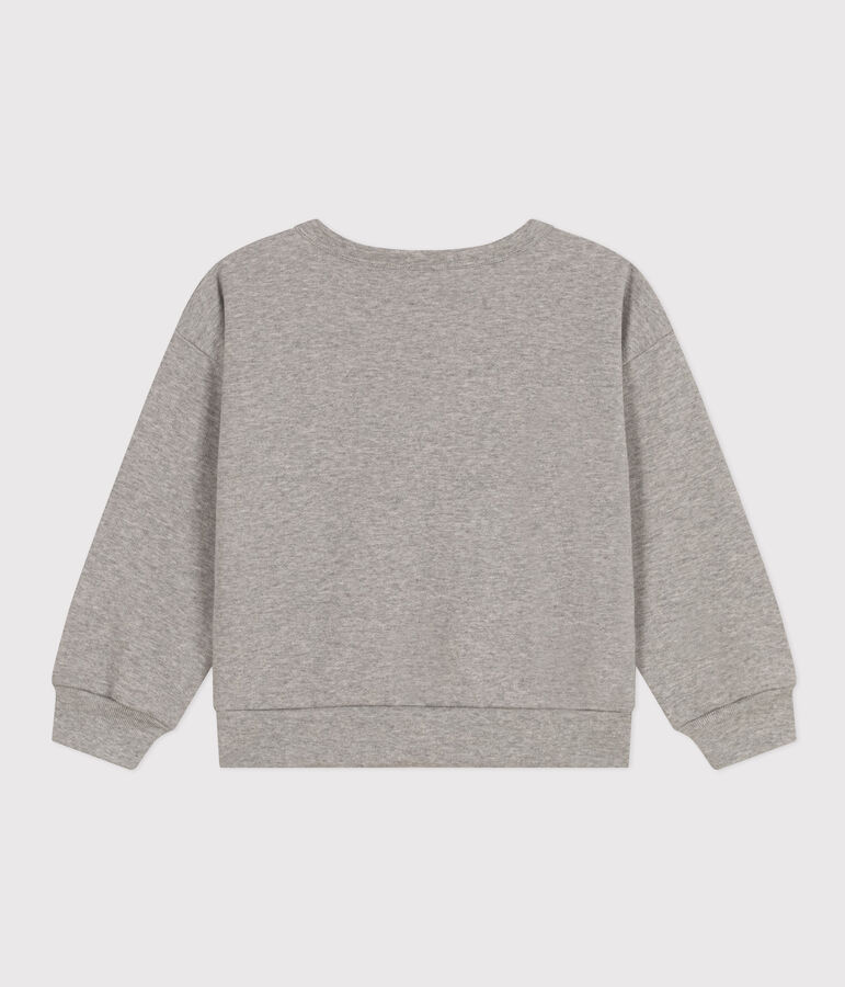 Sweatshirt en molleton enfant gar&ccedil;on gris