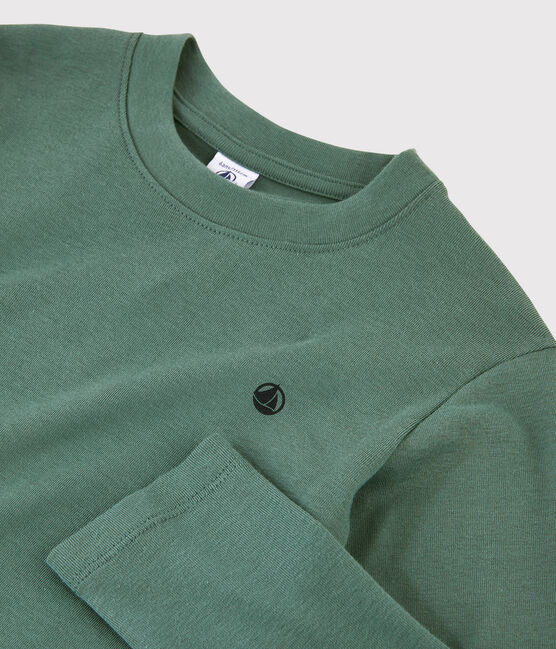 Tee-shirt en coton enfant fille - garçon vert VALLEE