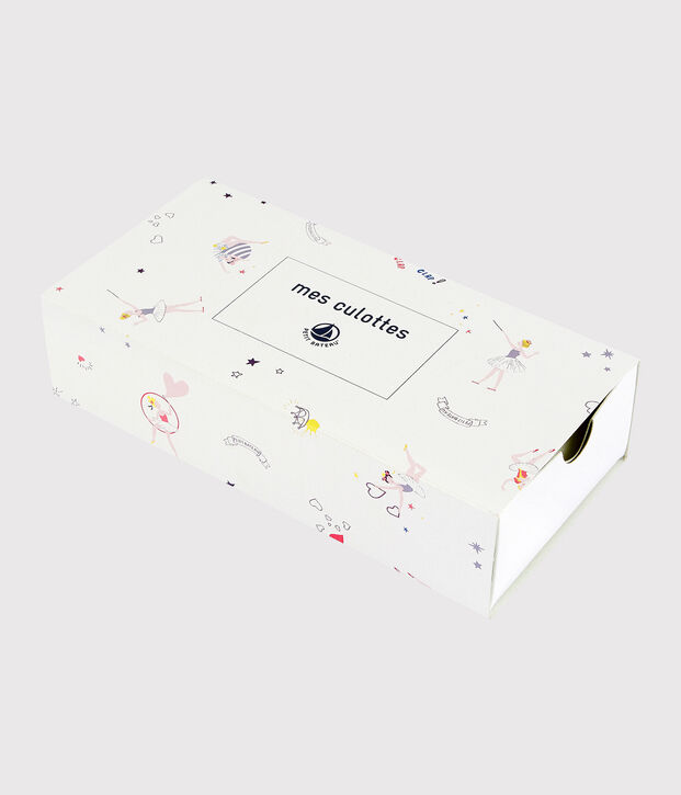 Lot de 5 culottes f&eacute;&eacute;riques petite fille multicouleur