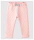 Pantalon en tubique matelassé bébé fille