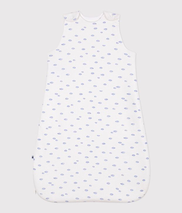 Gigoteuse b&eacute;b&eacute; en coton imprim&eacute; nuage TOG 1,5 blanc/multicouleur