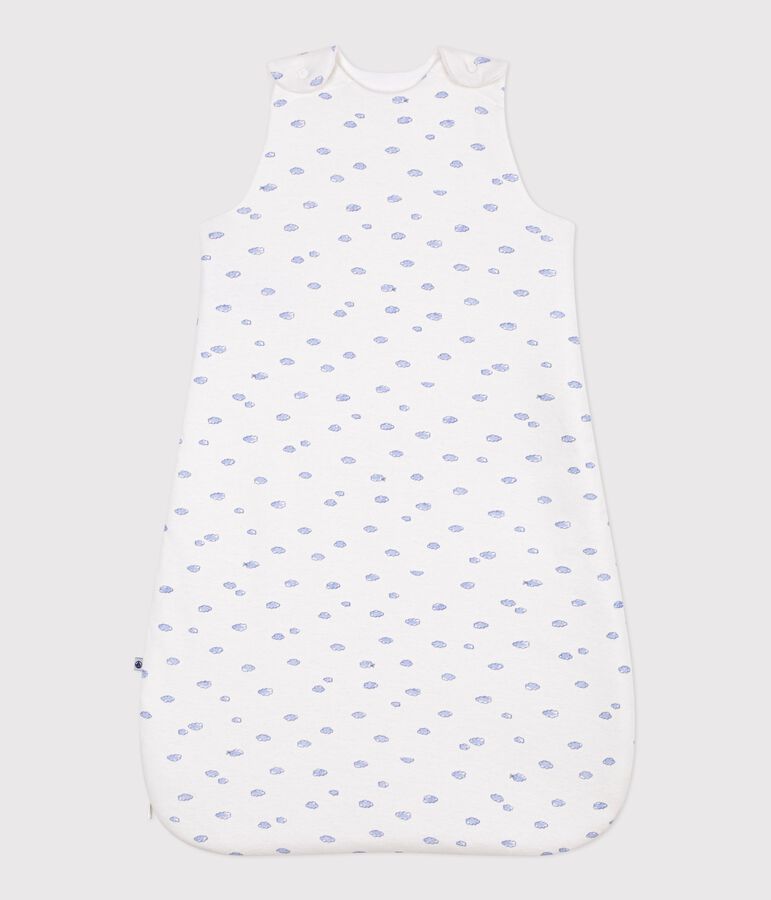 Gigoteuse b&eacute;b&eacute; en coton imprim&eacute; nuage TOG 1,5 blanc/multicouleur