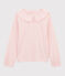 Tee-shirt à col enfant fille rose MINOIS