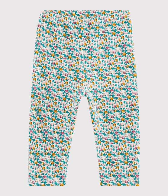 Pantalon bébé fille blanc MARSHMALLOW/blanc MULTICO