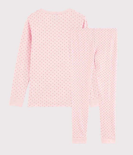 Pyjama snugfit à étoiles petite fille en coton rose MINOIS/rose PEACHY/ ARGENT