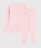 Pyjama snugfit à étoiles petite fille en coton rose MINOIS/rose PEACHY/ ARGENT