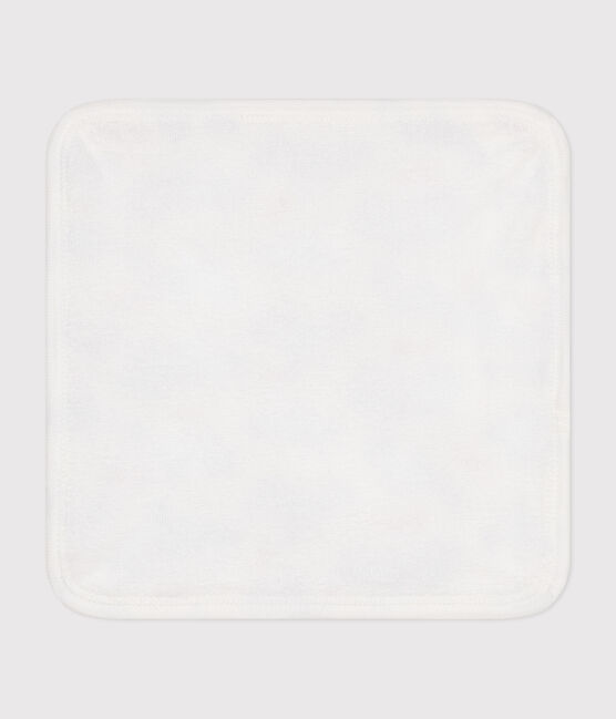 Lingette bébé en coton et éponge imprimée Paris blanc MARSHMALLOW/blanc MULTICO