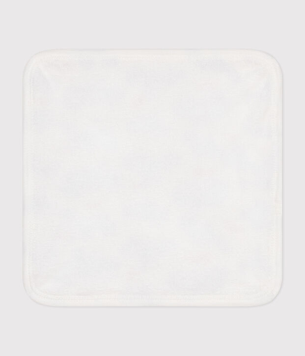 Lingette b&eacute;b&eacute; en coton et &eacute;ponge imprim&eacute;e Paris blanc/multicouleur