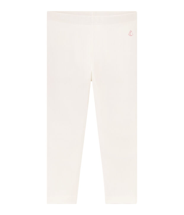 Legging court enfant fille blanc