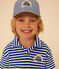 Polo manches courtes en bouclette éponge enfant garçon bleu SURF/ AVALANCHE