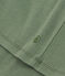 Tee-shirt l'Iconique col V en coton uni femme vert CROCO