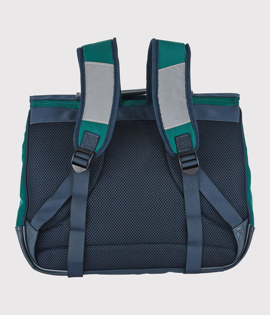 Cartable enfant fille-garçon vert PINEDE/bleu SMOKING