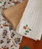 Lot de 3 langes bébé imprimés fruits et milleraies MARSHMALLOW/ BOUDOR/ MULTICO