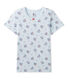 T-shirt fille imprimé en jersey stretch