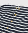 Robe marinière Femme bleu SMOKING/blanc MARSHMALLOW