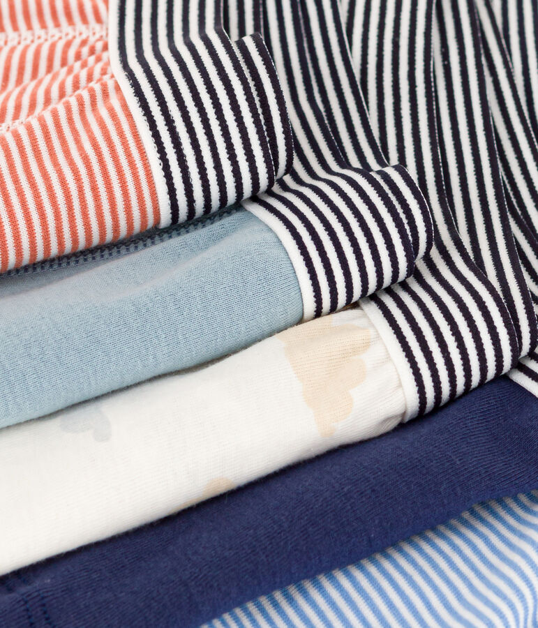 Lot de 5 boxers nuages en coton petit gar&ccedil;on variante 1