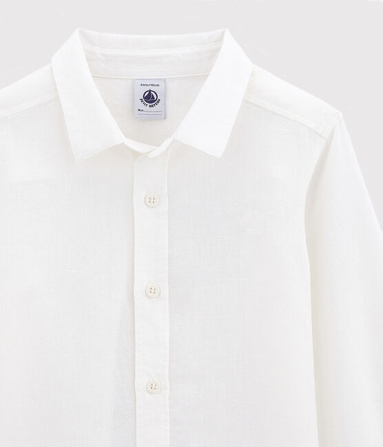 Chemise enfant garçon blanc ECUME