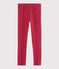 Jegging en molleton enfant fille rose POPPY