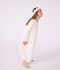 Chemise de nuit d&eacute;guisement princesse et diad&egrave;me enfant en coton blanc/multicouleur