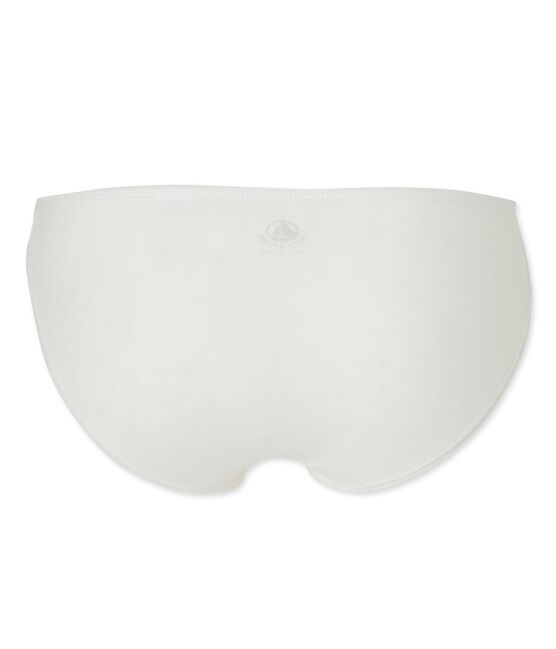 Culotte femme en coton léger blanc LAIT