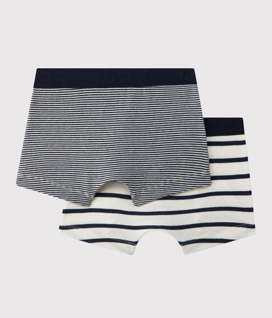 Lot de 2 boxers rayés garçon variante 1