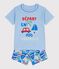 Pyjama short enfant en coton imprim&eacute; voitures FLO/ MULTICO