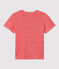 Tee-shirt L'ICONIQUE en lin Femme rouge PEPS/rose ECUME