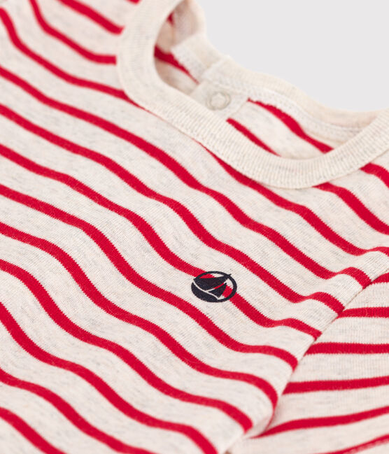 Tee-shirt manches courtes bébé en coton rayé MONTELIMAR/ PEPS