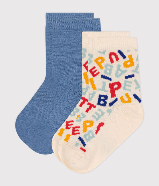 2 paires de chaussettes en coton Petit Bateau bébé variante 1