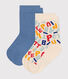 2 paires de chaussettes en coton Petit Bateau bébé