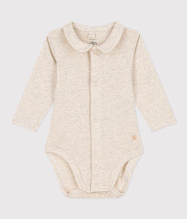 PETIT BATEAU - Body manches longues à col en coton bébé