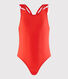 Maillot de bain 1 pièce recyclé enfant fille