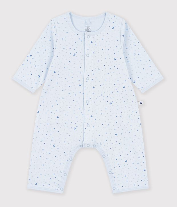 Bodyjama b&eacute;b&eacute; sans pieds en coton imprim&eacute; &agrave; &eacute;toiles bleu/multicouleur