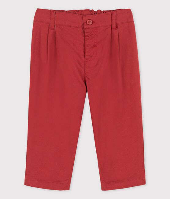 Pantalon en serge craquante bébé marron OMBRIE