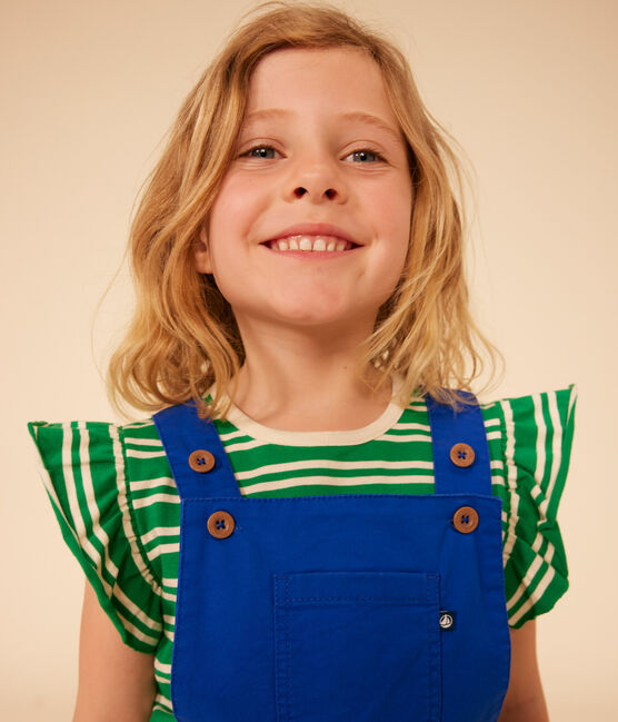 Tee-shirt rayé en jersey léger enfant fille PRADO/ AVALANCHE