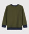 Sweatshirt enfant garçon vert MILITARY