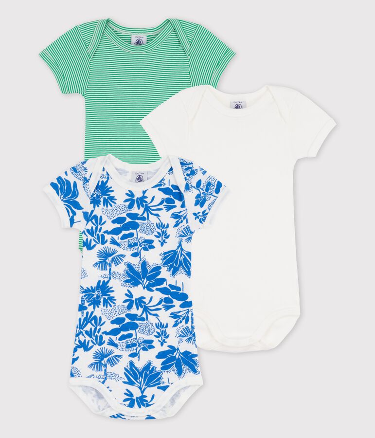Lot de 3 bodies manches courtes en coton variante 1