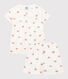 Pyjacourt crabes petite fille en coton