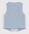 Gilet sans manches en seersucker enfant garçon gris GRIS/blanc MARSHMALLOW