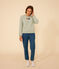 Sweatshirt en molleton femme vert HERBIER