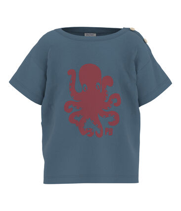 Tee-shirt manches courtes bébé en jersey avec motif